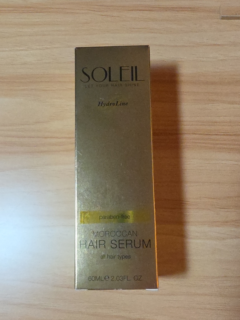 Soleil Moroccan Hair Serum - Gold Packaging